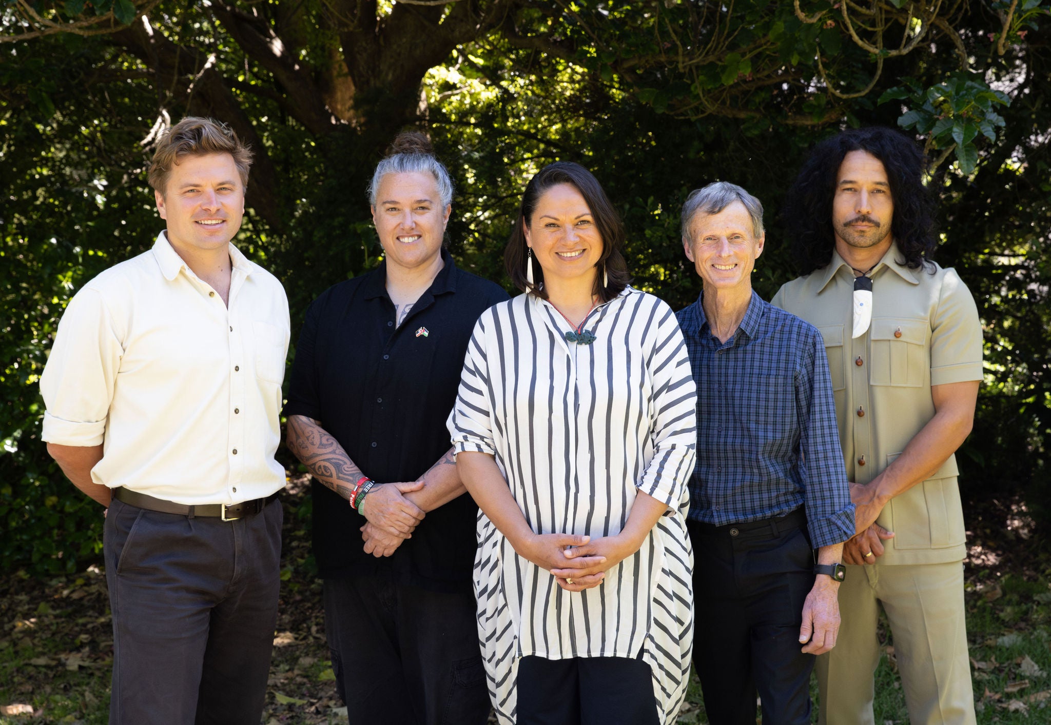 Group photo of Waiheke Local Board members.