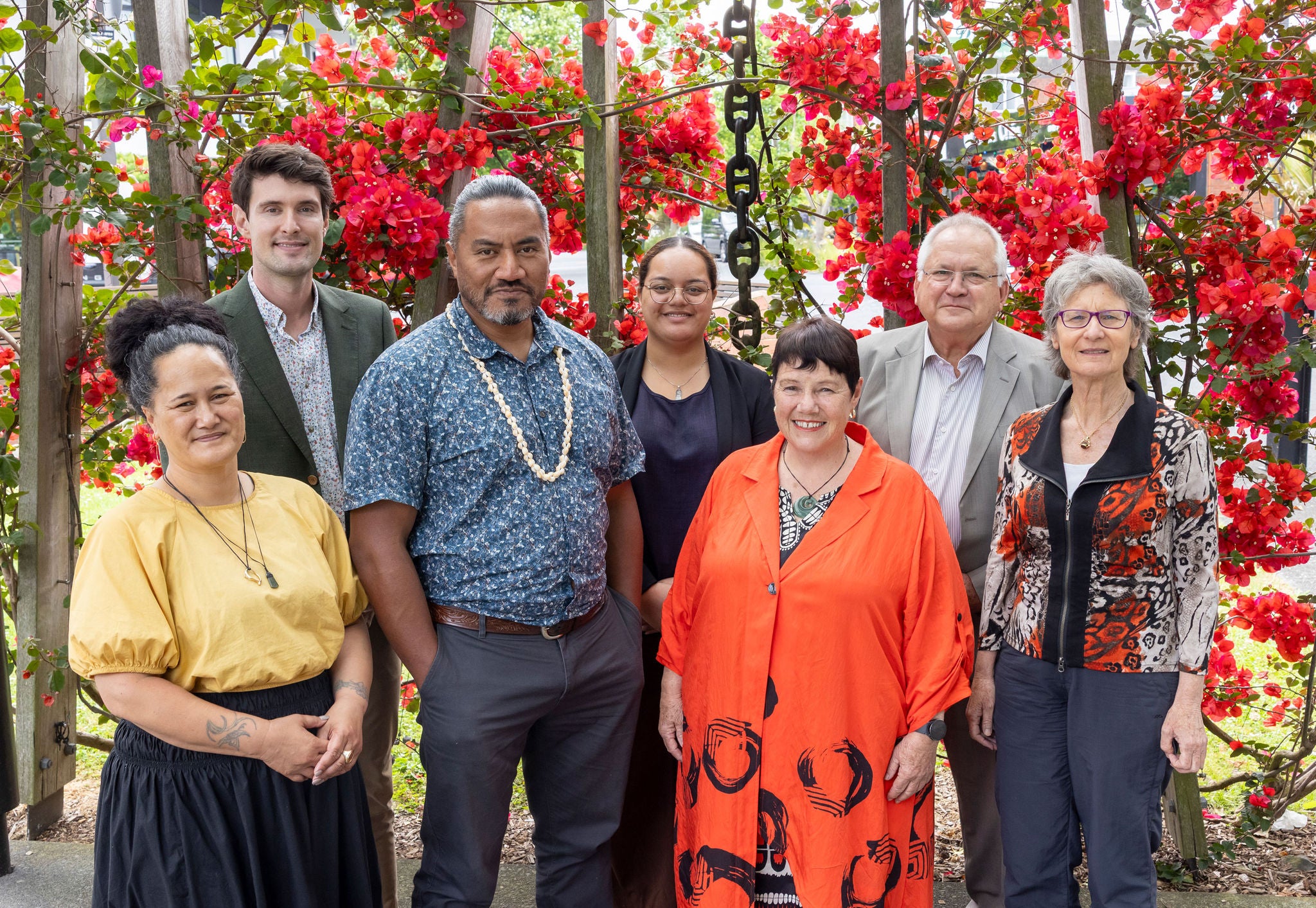 Group photo of Whau Local Board members.
