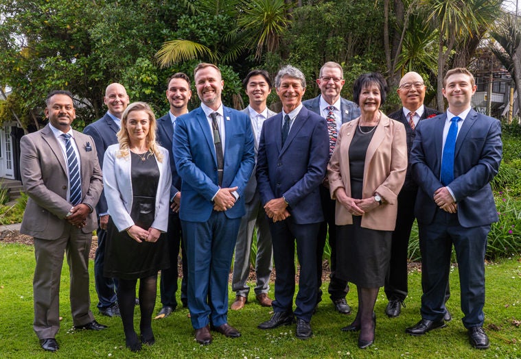 Group photo of Howick Local Board members.