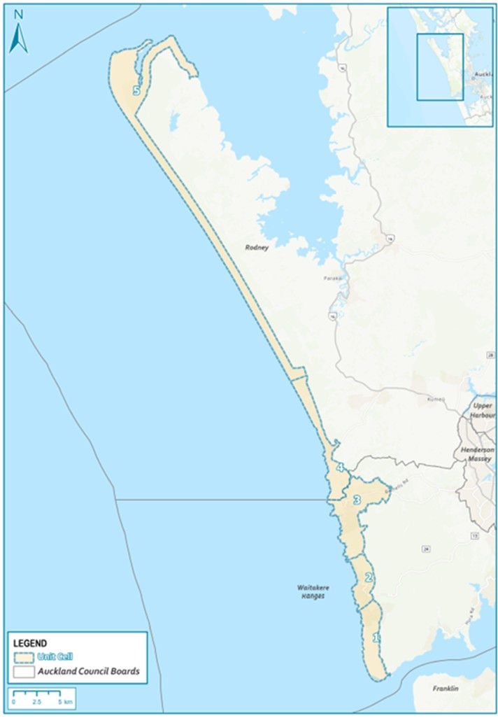 Map of the area covered by Whatipu to South Head Shoreline Adaptation Plan.