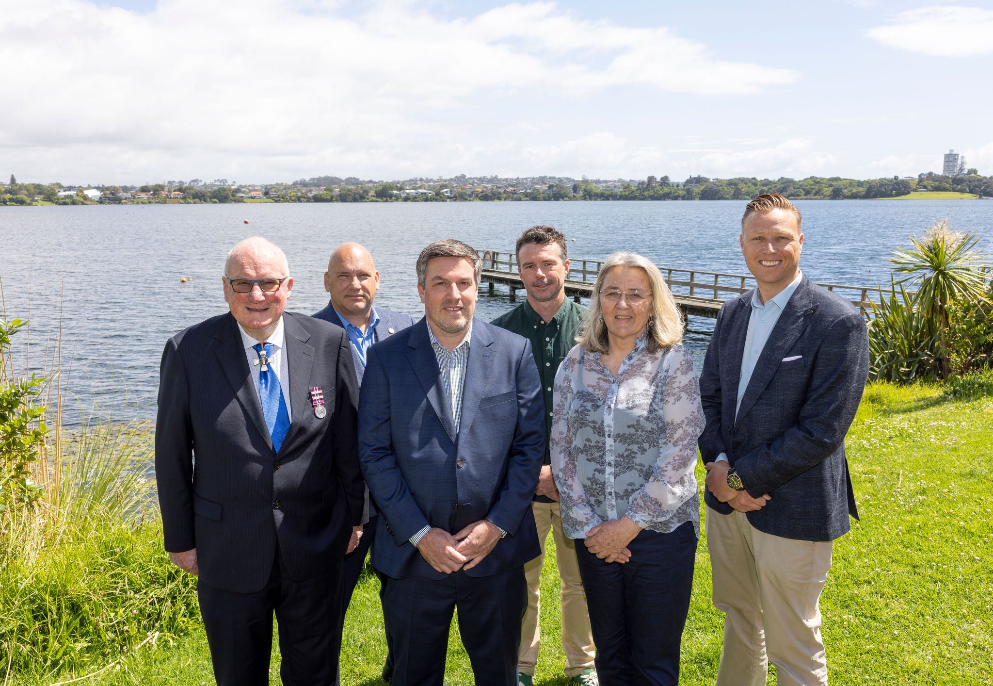 Group photo of Devonport-Takapuna Local Board members.
