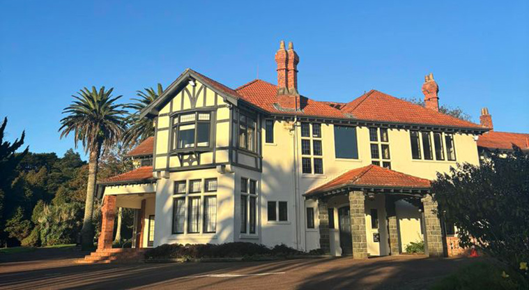 Nathan Homestead - Front entrance