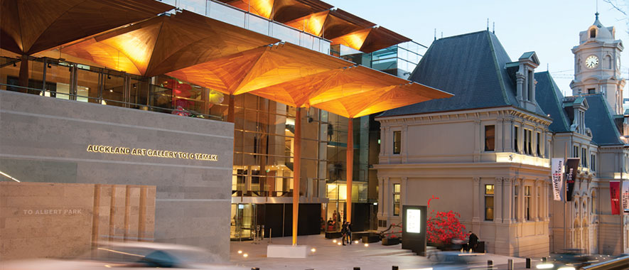 Entrance to Auckland Art Gallery