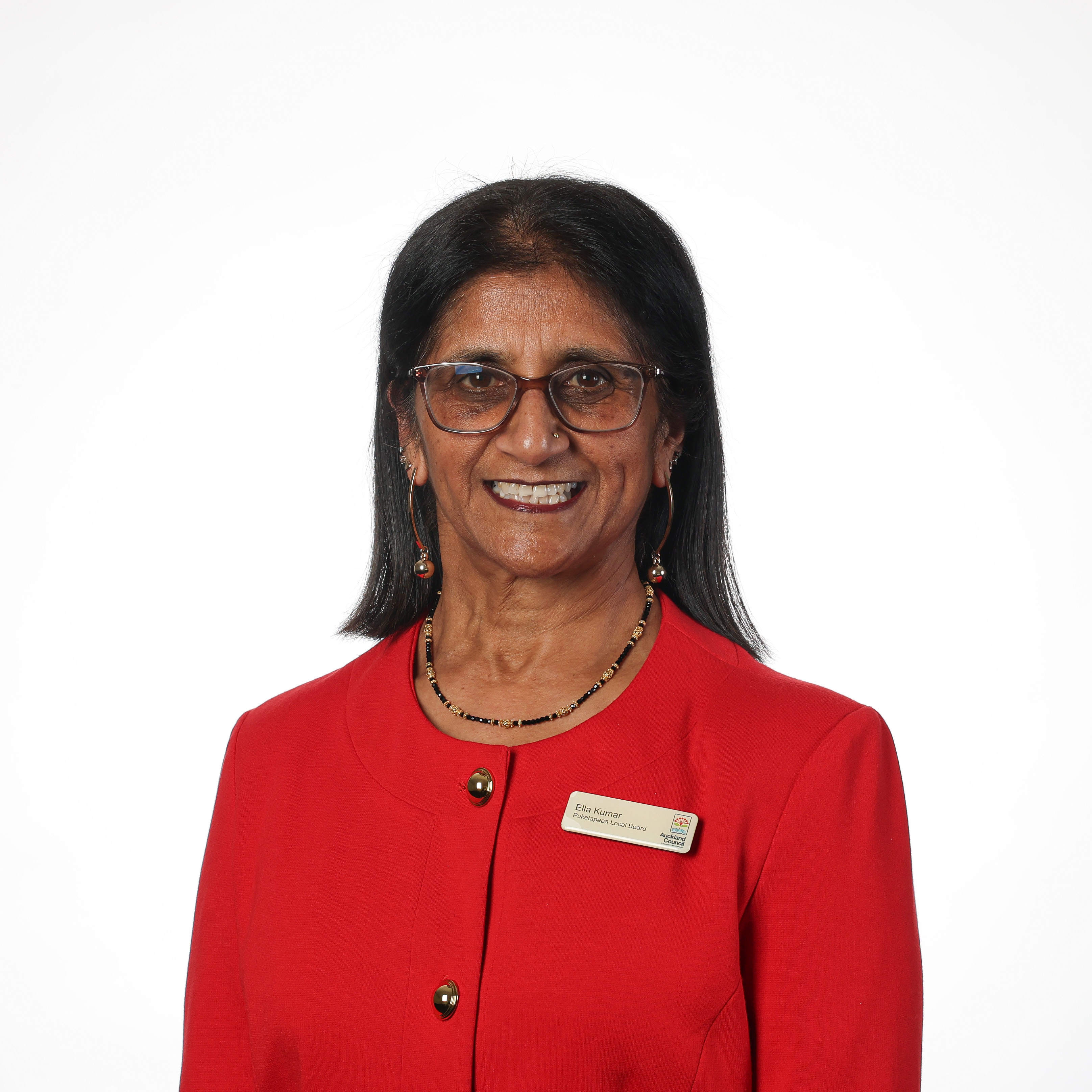 Puketāpapa Local Board member Ella Kumar, JP.