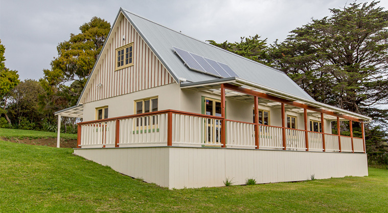 Craw Homestead - Front entrance.
