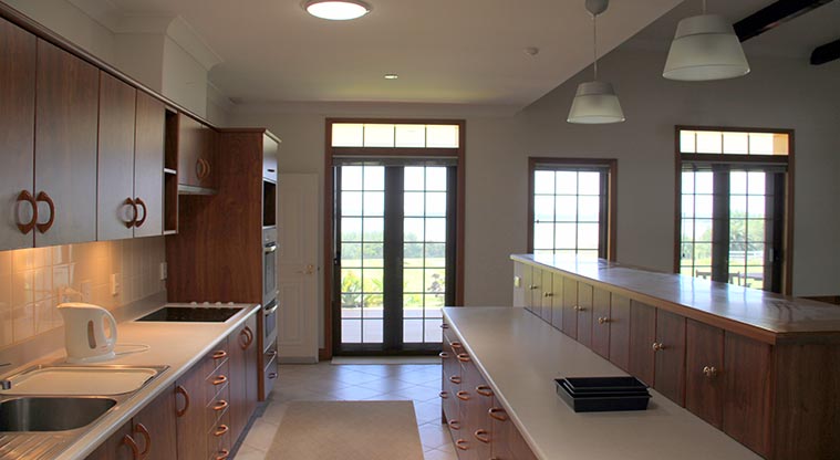Courtyard House: main kitchen