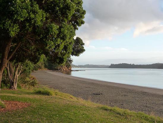 Sullivans Bay campground - Scenic view from the campground.