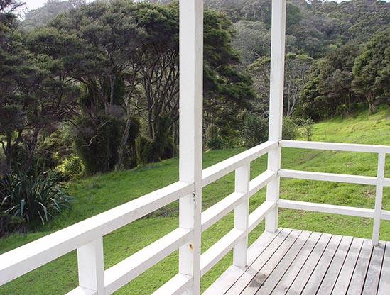 Vine House - View from the deck.