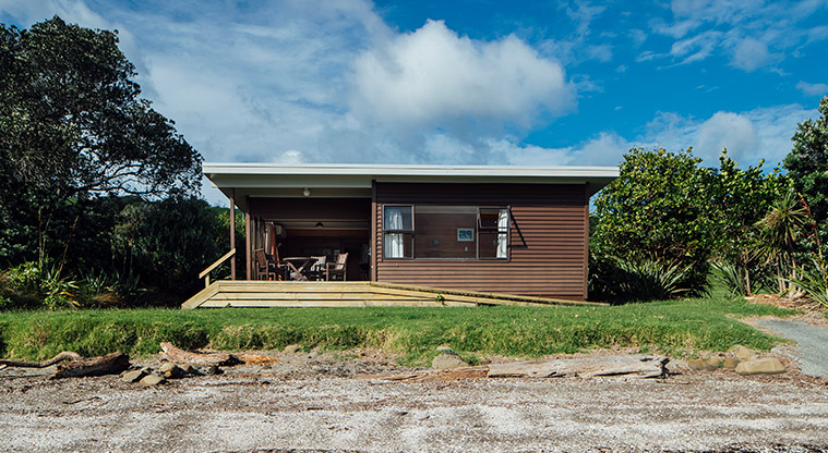 Graham Bach - View of the back from the front.