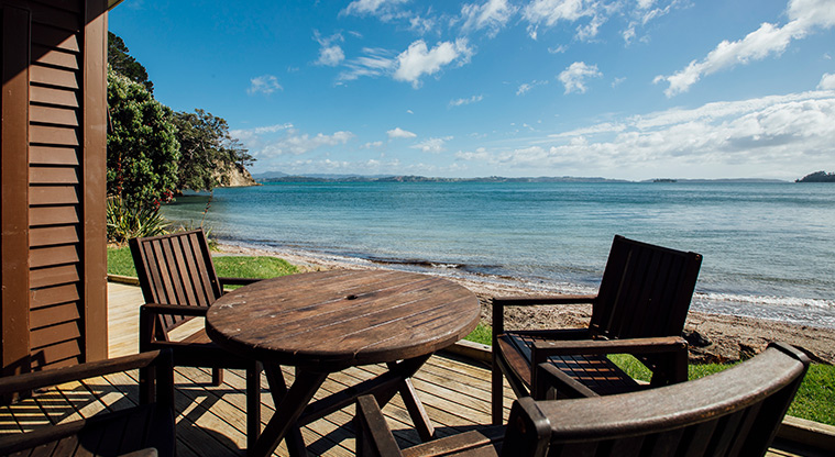 Graham Bach - View from the front deck of the bach.