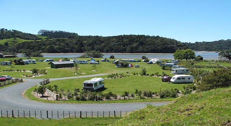 Schischka campground - View of the camping area.