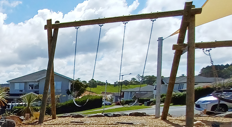 86 Harvest Avenue - Set of two swings.