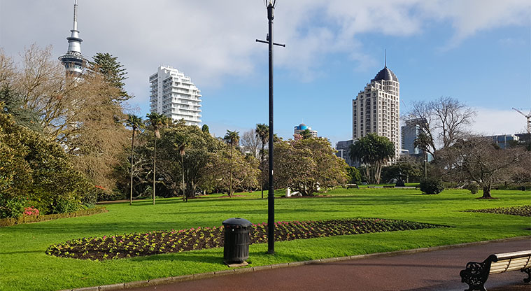 Albert Park - Located in the centre of Auckland city.