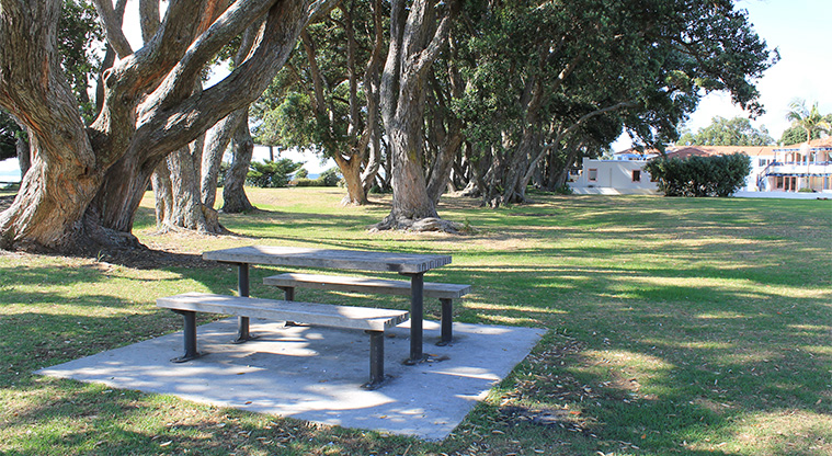 Arundel Reserve - Picnic table. Photo credit: M Loubser.