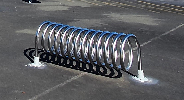 Avondale Central Reserve - Bike stand. Photo credit: J Grigg