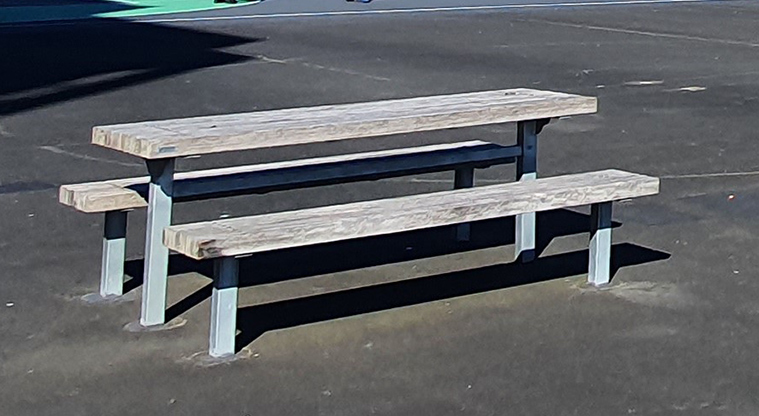 Avondale Central Reserve - Picnic table. Photo credit: J Grigg