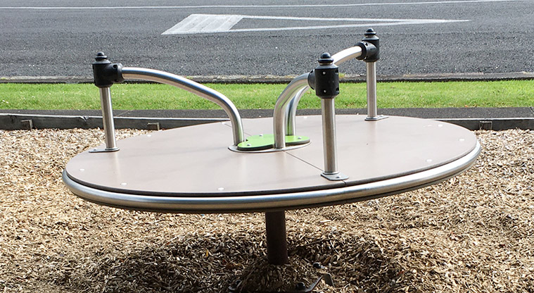 Bannerman Reserve - Spinning disc. Photo credit: S Hulse.