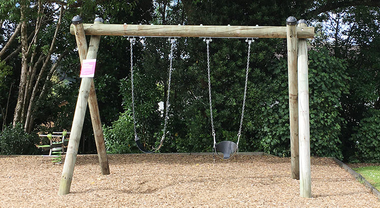 Bannerman Reserve - Set of two swings. Photo credit: S Hulse.
