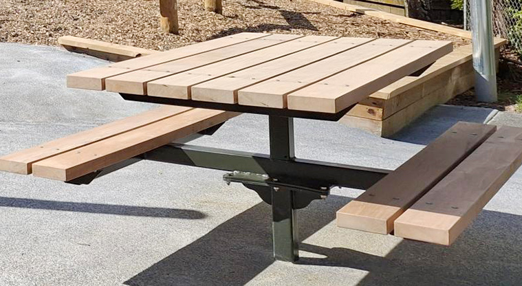 Belle Verde Reserve - Picnic table by the playground.