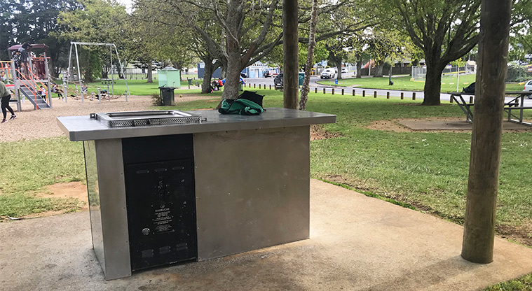 Bledisloe Park - Electic barbecue.