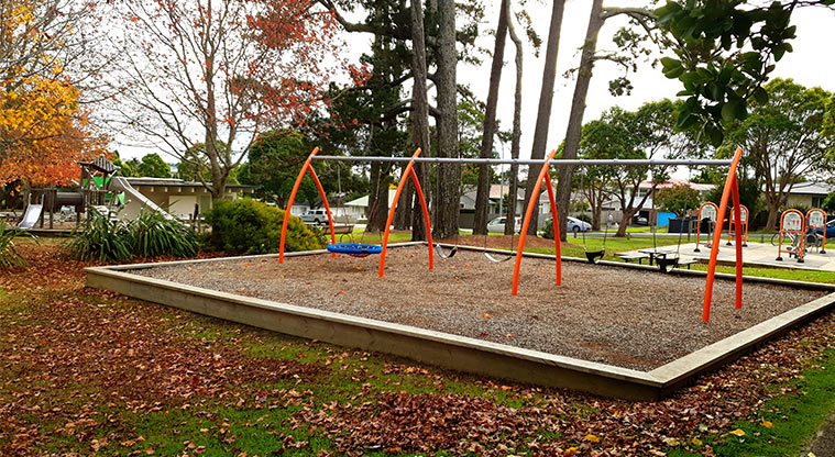 Blockhouse Bay Recreation Reserve - Swings.