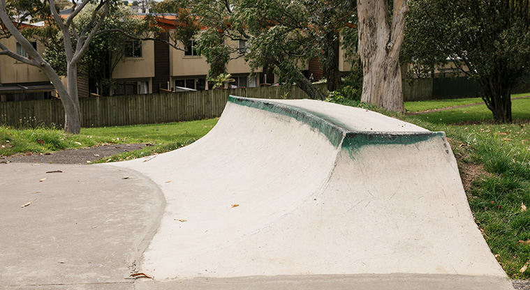 Bob Hill Reserve - Grind ledge. Photo credit: J Farnworth.