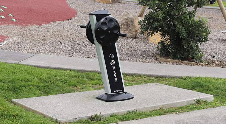 Constellation Park - Piece of fitness equipment. Photo credit: S Hulse.