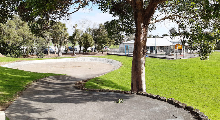 Crossfield Reserve - Two flat concrete areas for bike riding or skating.