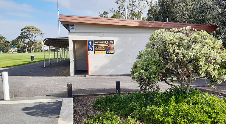 Crossfield Reserve - Accessible toilet block.