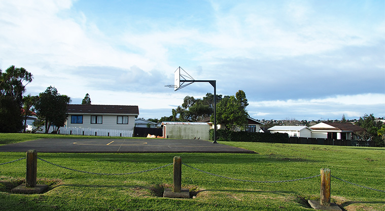 Dalmatia Green - Basketball half court. Photo credit: T Hodder.