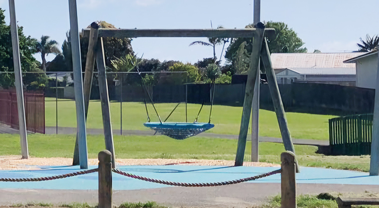 Edith Hopper Park - Basket swing.
