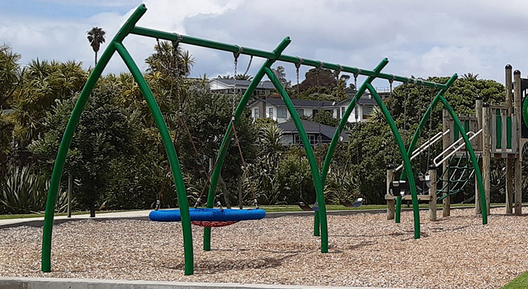 Eric Armishaw Park – Set of five swings catering for all ages and abilities.