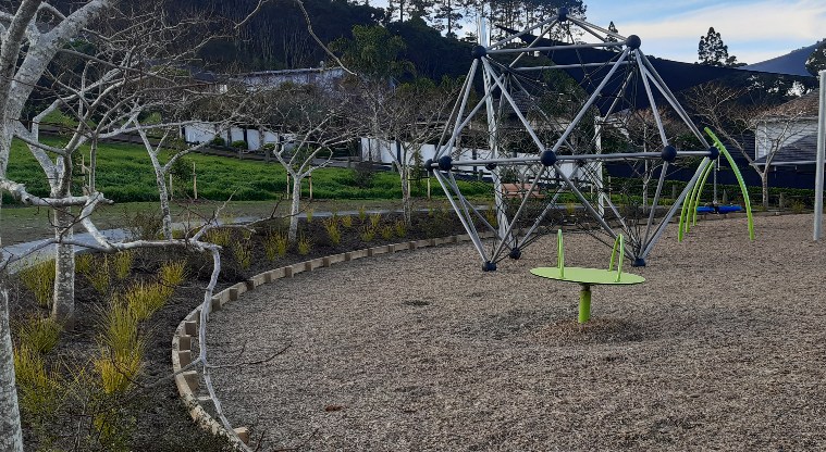 Ferry Road / Hawaiian Parade junction - Climbing net and spinner.