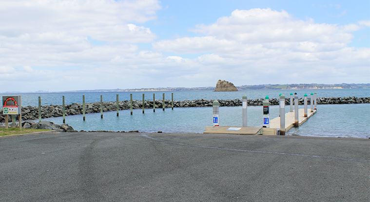 Gulf Harbour Marina Hammerhead Reserve - Boat ramp. Photo credit: M Loubser.