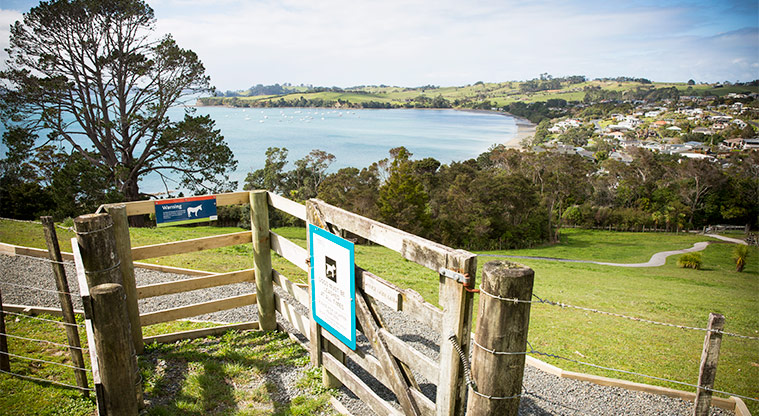Higfield Garden Reserve - Entrance to the sanctuary paddock. Photo credit: Jay Farnworth.