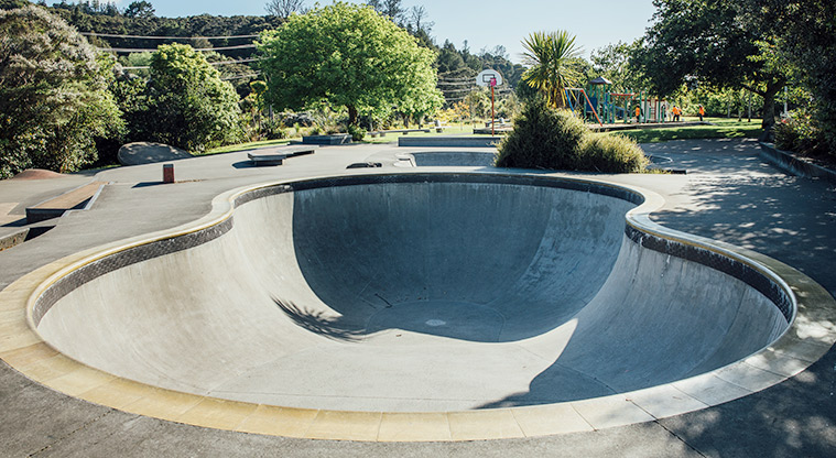 Hooton Reserve - Skate bowl. Photo credit: Jay Farnworth.