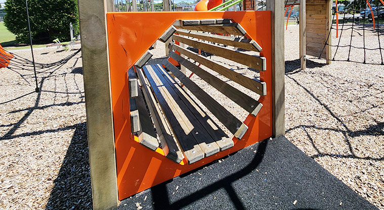 Howick Domain - Crawl tunnel.