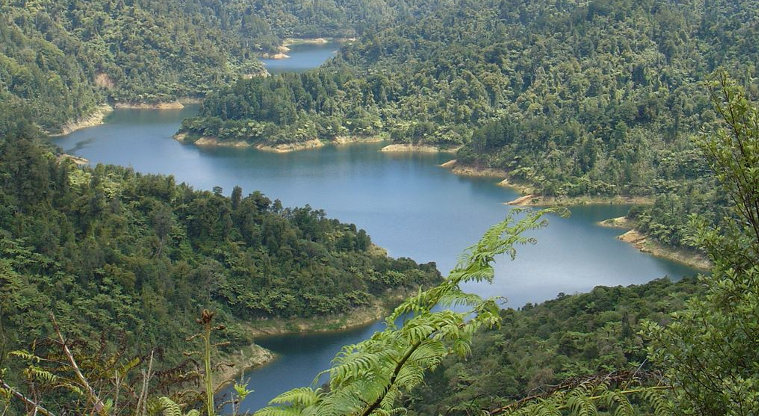 Hūnua Ranges Regional Park - View of Mangatangi Reservoir.