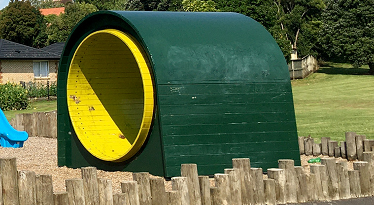 John Moore Reserve - Hamster wheel. Photo credit: S Hulse.