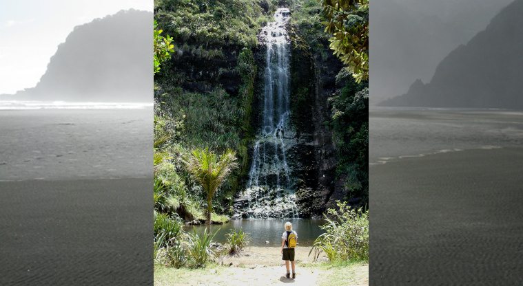 Karekare, Waitākere Ranges Regional Park - Karekare Falls.