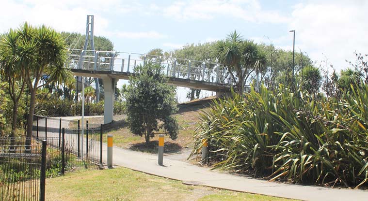 Keith Hay Park - An overbridge provides connection to Three Kings and the Roskill Schools Campus.
