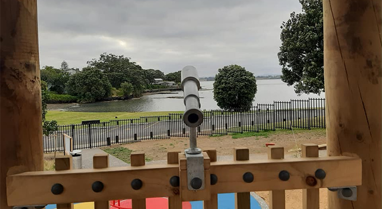 Keith Park - Lookout from the top of the slide.