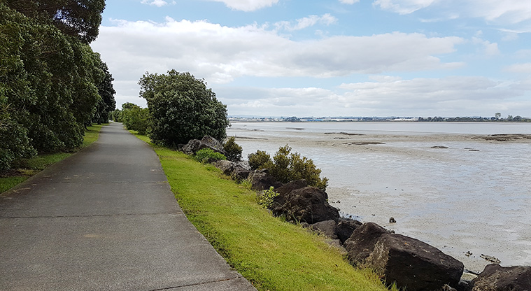 Kiwi Esplanade -Path leading west along the edge of the harbour.