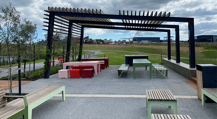 Kopupaka Reserve – Sitting area.
