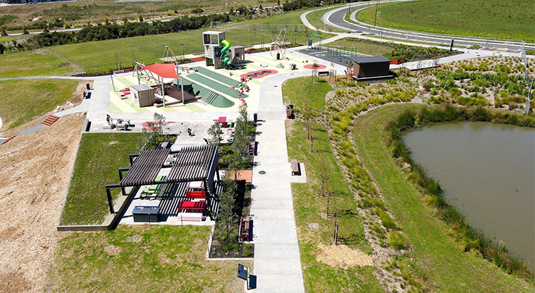 Kopupaka Reserve  – Playground overview.