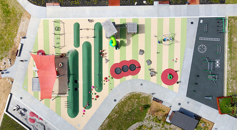 Kopupaka Reserve  – Playground layout.