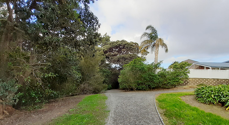 Manuka Reserve - Beginning of the track to the middle of the park. Photo credit: S Hulse.
