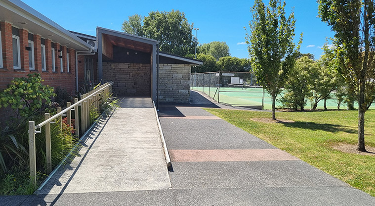 Marlborough Park - Ramp access into the Marlborough Park Hall.