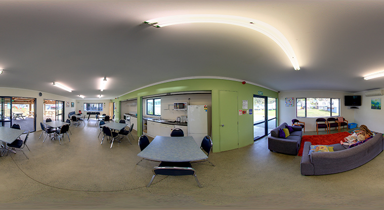 Martins Bay Holiday Park - Recreation room.