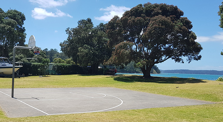 Martins Bay Reserve - Basketball half-court.